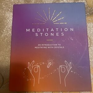 NWT Shoppe Geo Meditation Stones 7- piece Crystal Set